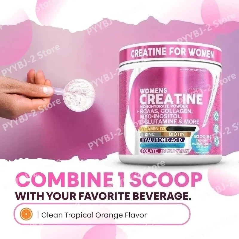 FIVEDOCTORS Creatine Monohydrate Powder With BCAA For Workout Support