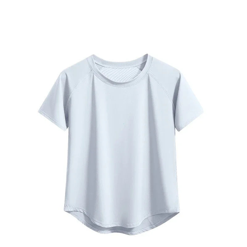 SMHXIANGQIANJIN Women's Breathable Quick Dry Yoga Workout Shirt