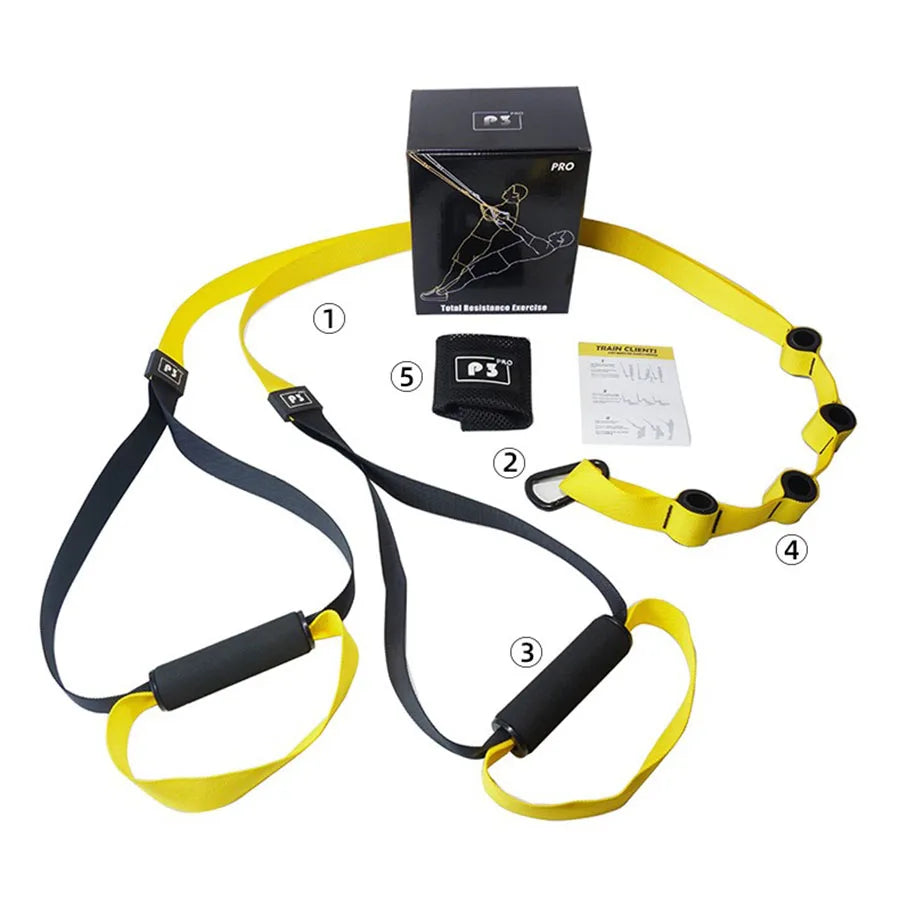 Adjustable Suspension Training Strap for Strength and Fitness Workouts