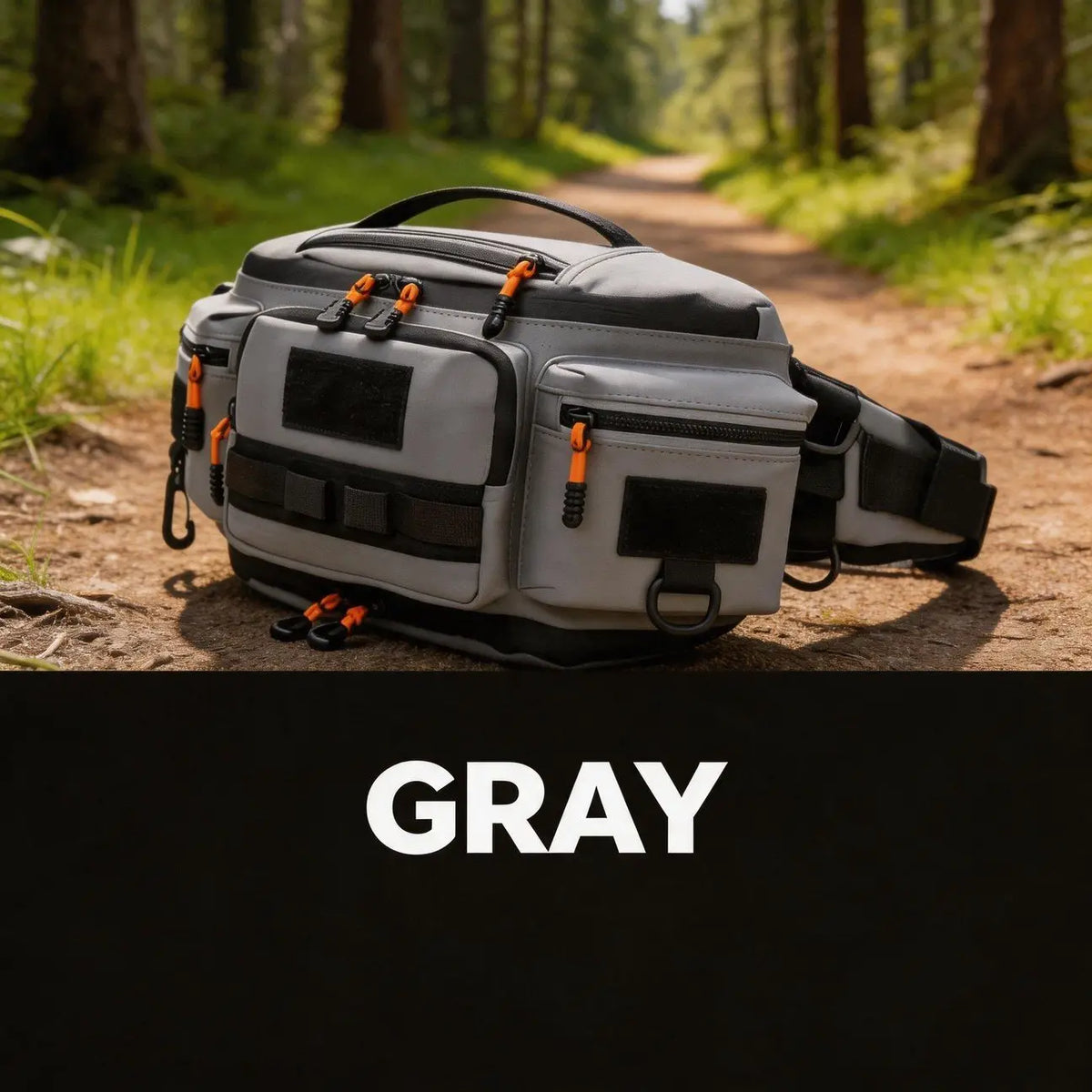 Multifunctional Outdoor Fishing Waist Bag for Lure Storage and Commutes