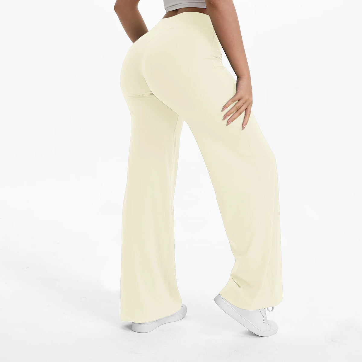 NCLAGEN Women's SoftMotion Straight Leg Yoga Pants for Pilates
