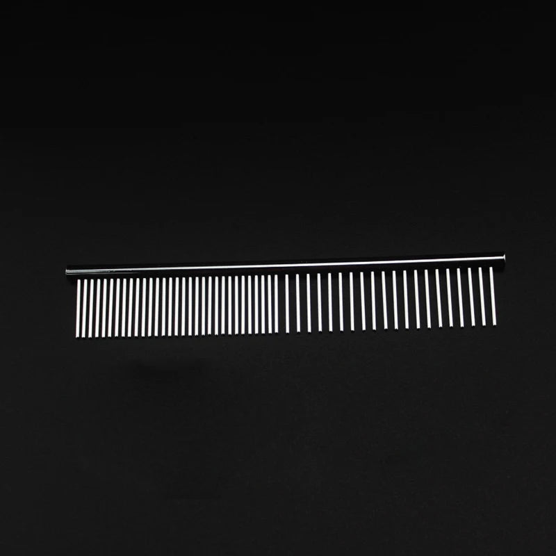 Stainless Steel Pet Grooming Comb for Thick and Long Coats