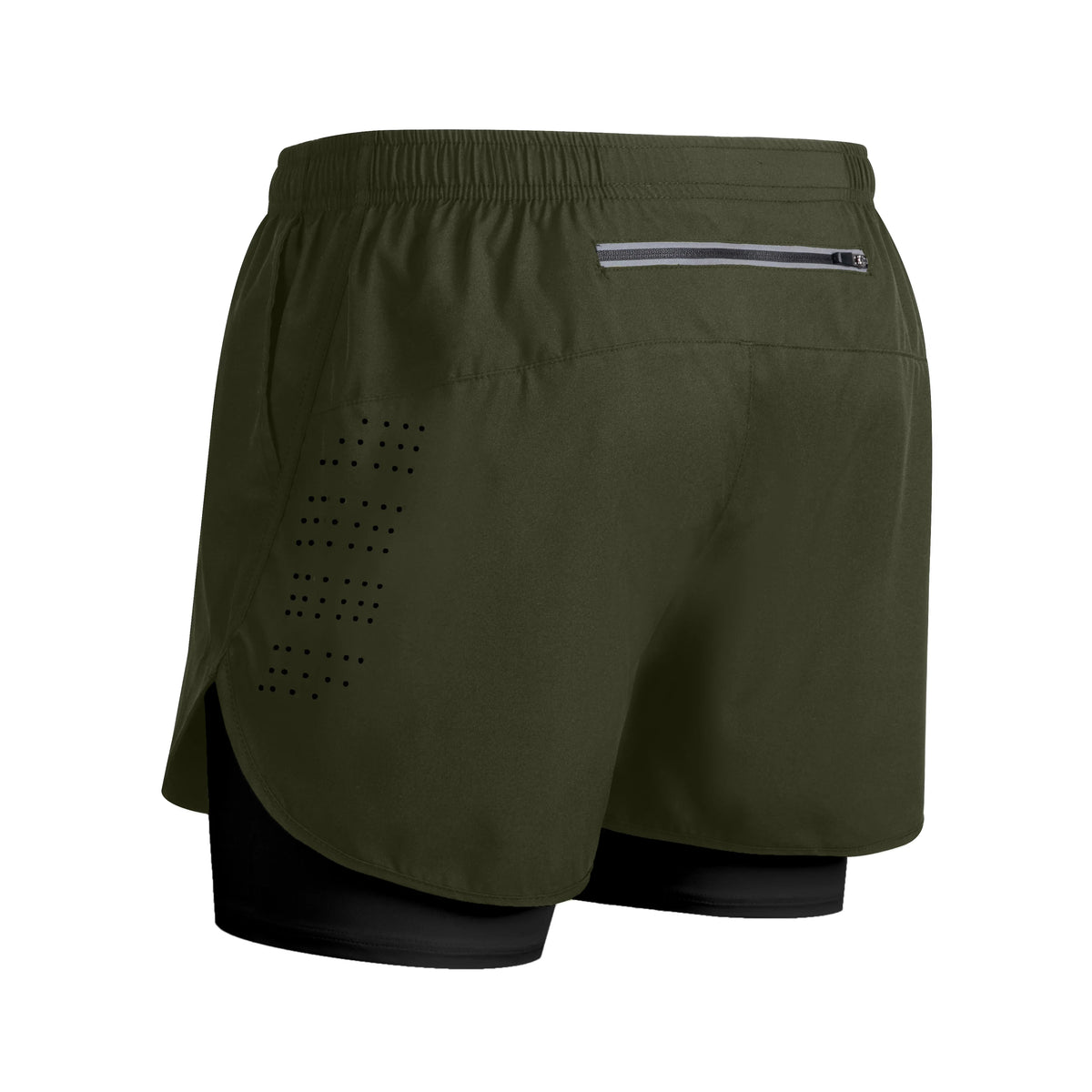 Women's Quick Dry Double Layer Running Shorts For Fitness Training