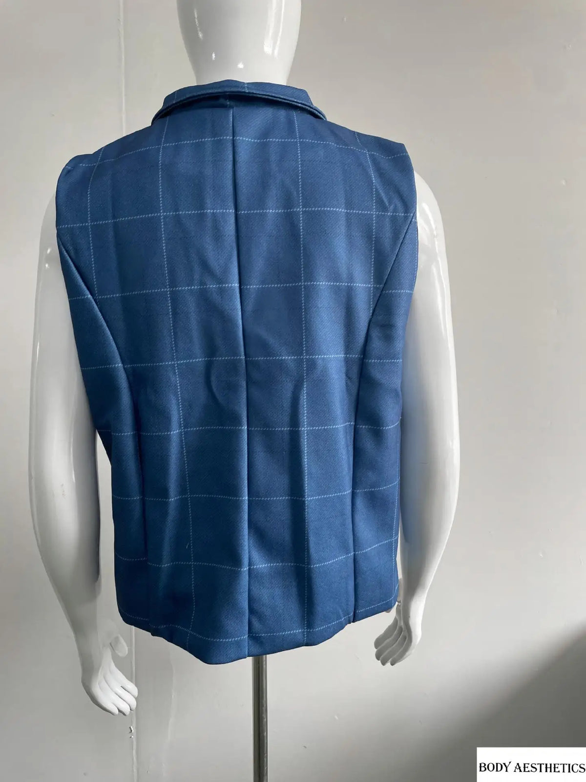Multi Colors Men's Tweed Plaid Waistcoat Slim Fit Notch Lapel Suit Vest Casual Formal Hybrid Gilet with Pocket Chain Detail