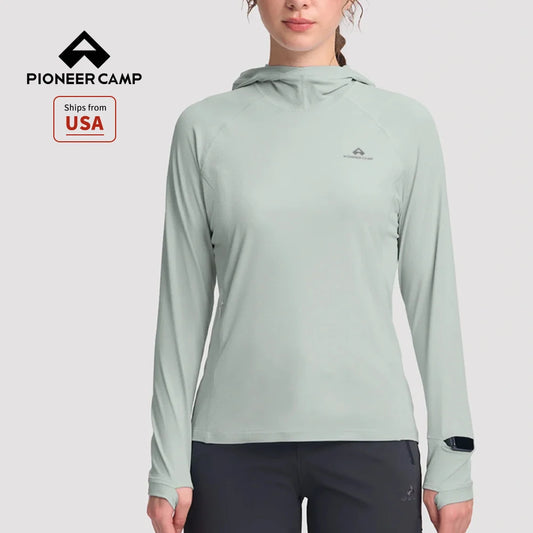Pioneer Camp Women's UPF50 Sun Protection Hiking Hoodie