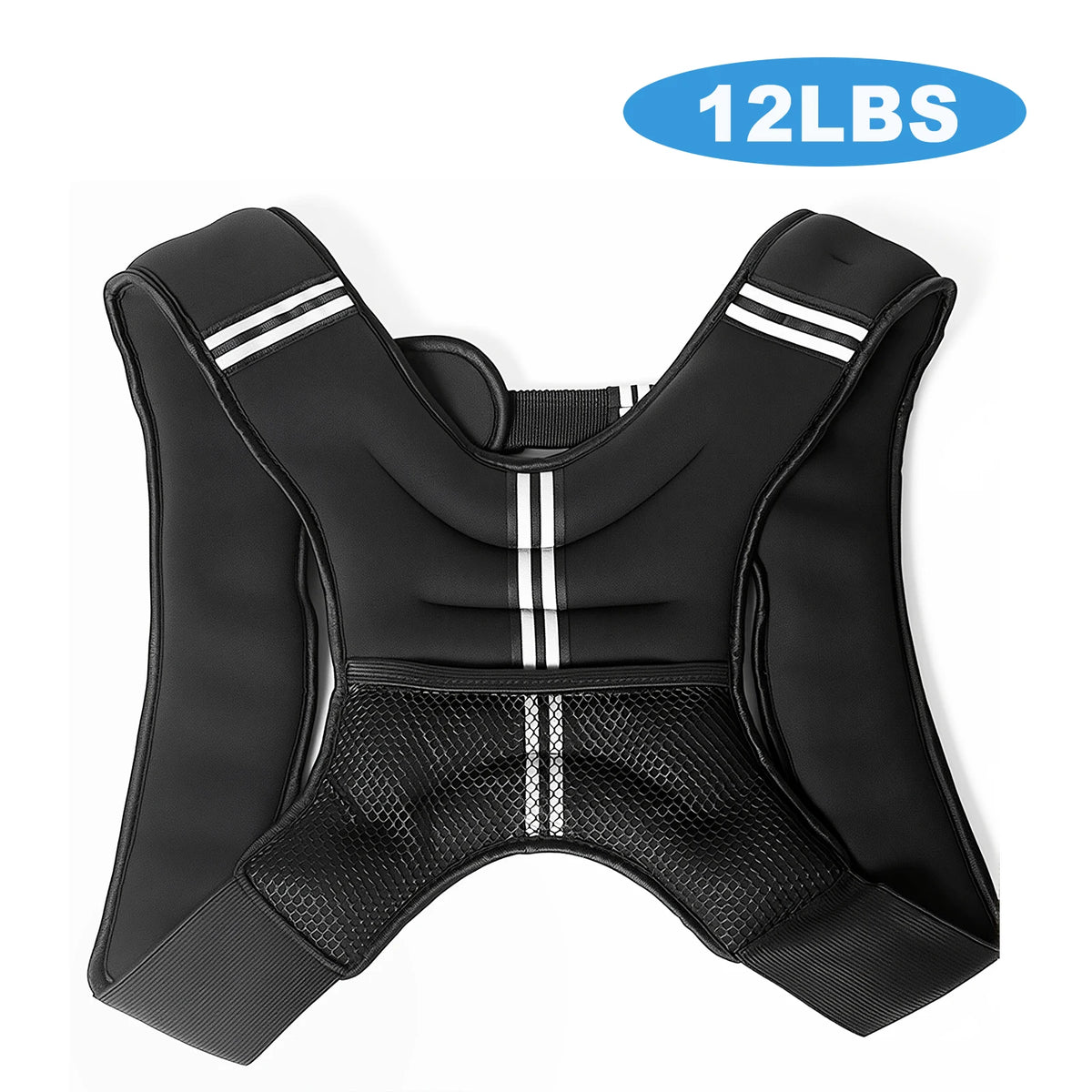 Adjustable Weighted Training Vest for Strength Running and Fitness Workouts