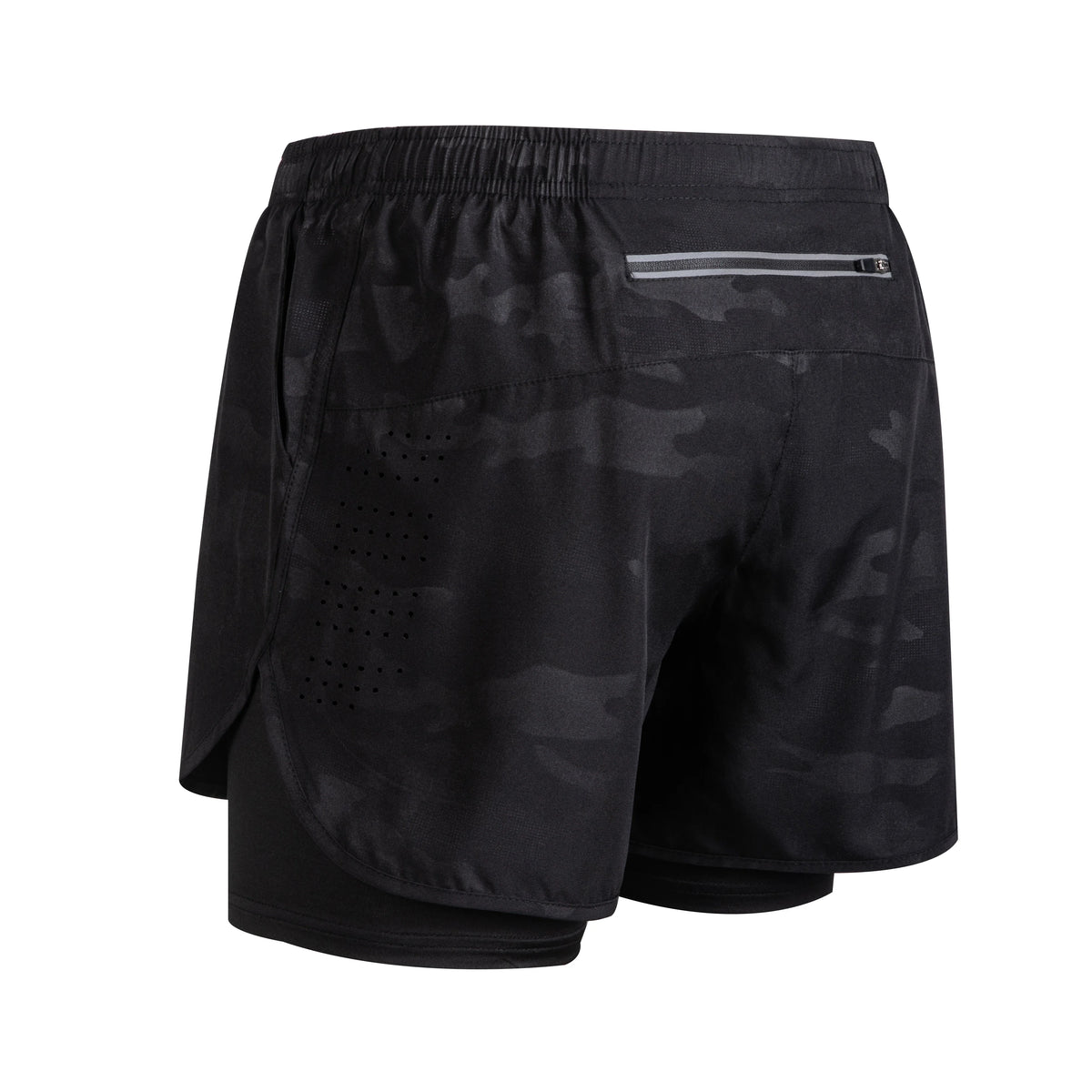 Women's Quick Dry Double Layer Running Shorts For Fitness Training