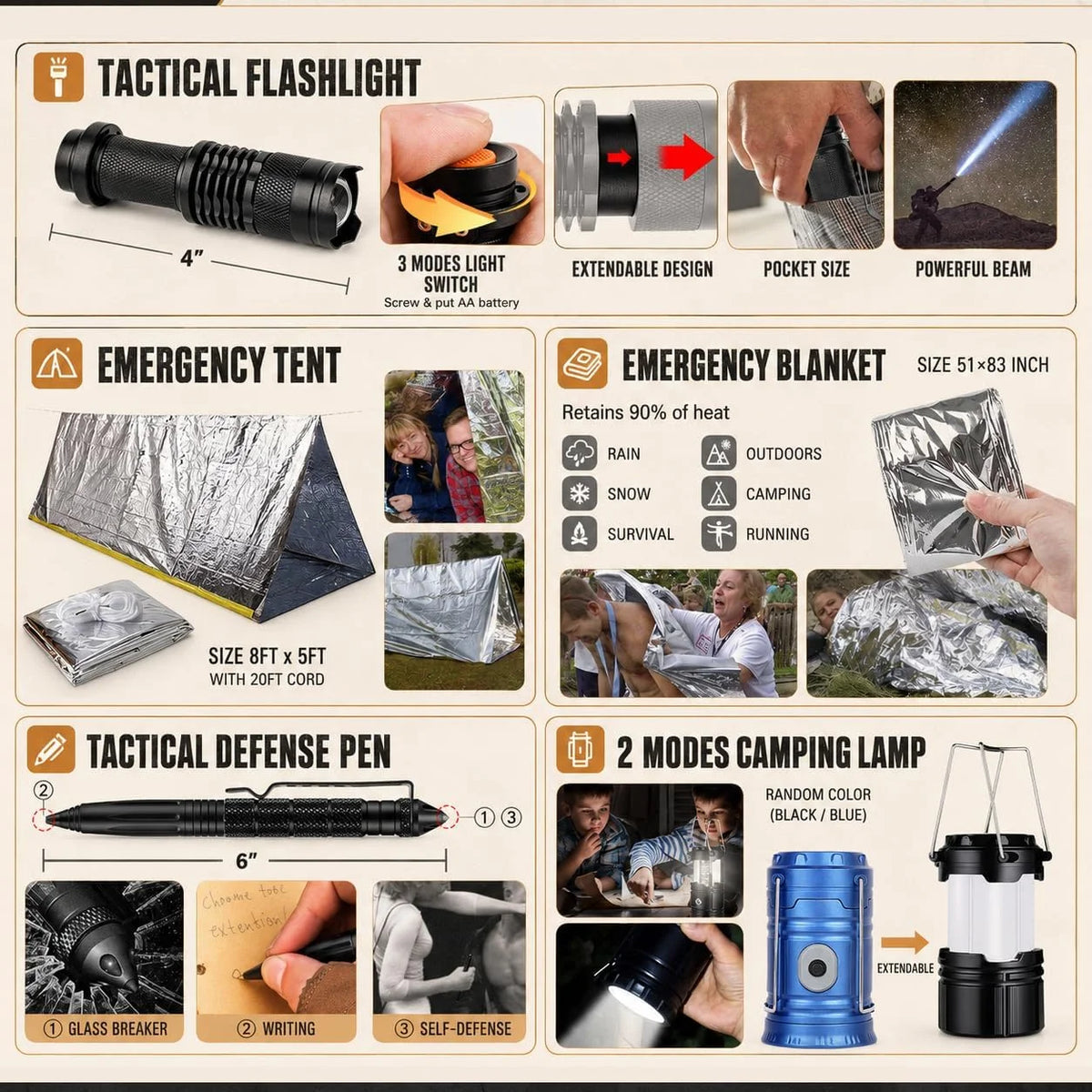 MOLLE Compatible First Aid Kit for Camping and Outdoor Emergencies