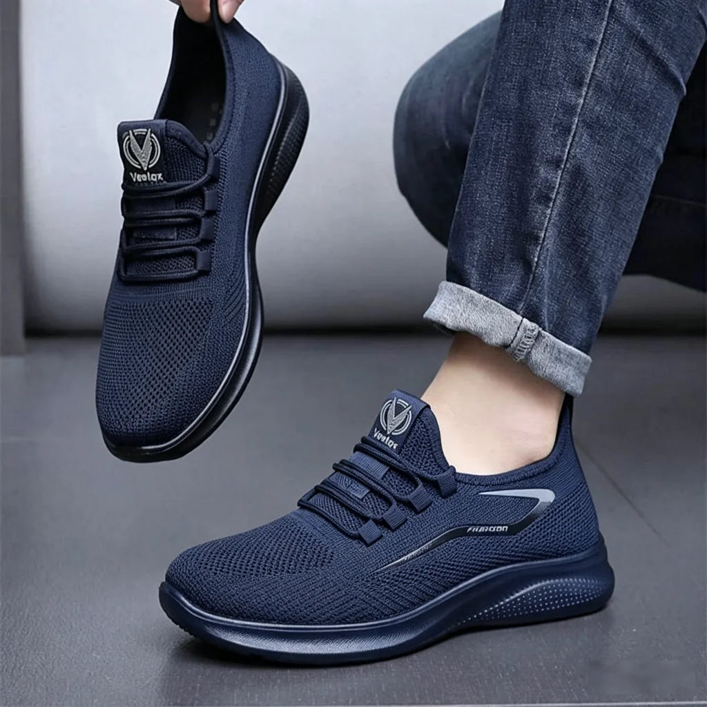 Unisex Slip On Mesh Running Sneakers, Lightweight Breathable Athletic Shoes for Men Women Multi Colors