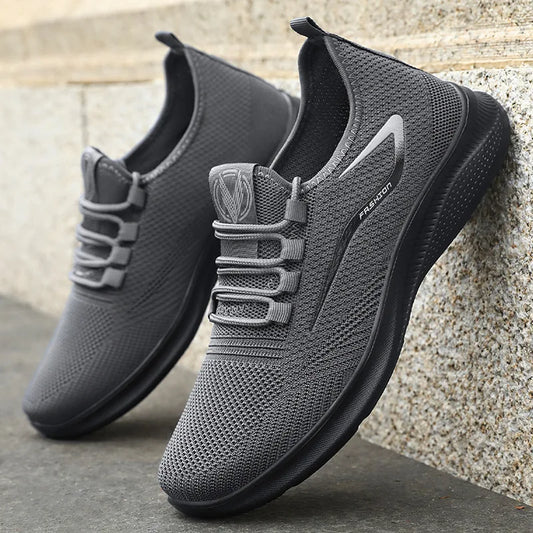 Unisex Slip On Mesh Running Sneakers, Lightweight Breathable Athletic Shoes for Men Women Multi Colors