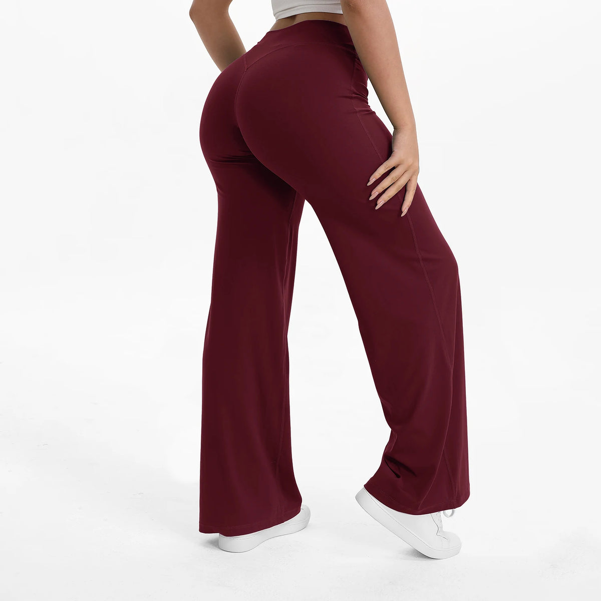 NCLAGEN Women's SoftMotion Straight Leg Yoga Pants for Pilates