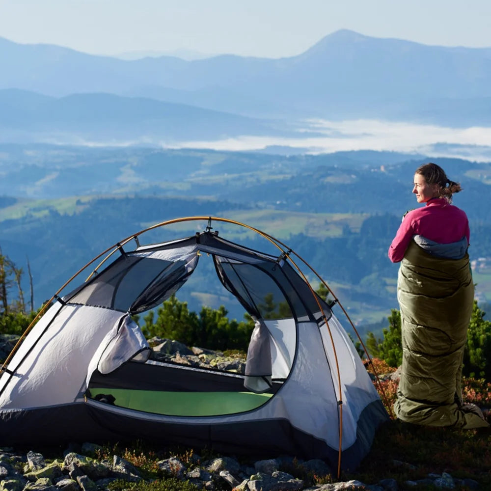 Night Cat Adult Camping Sleeping Bag for Three Seasons