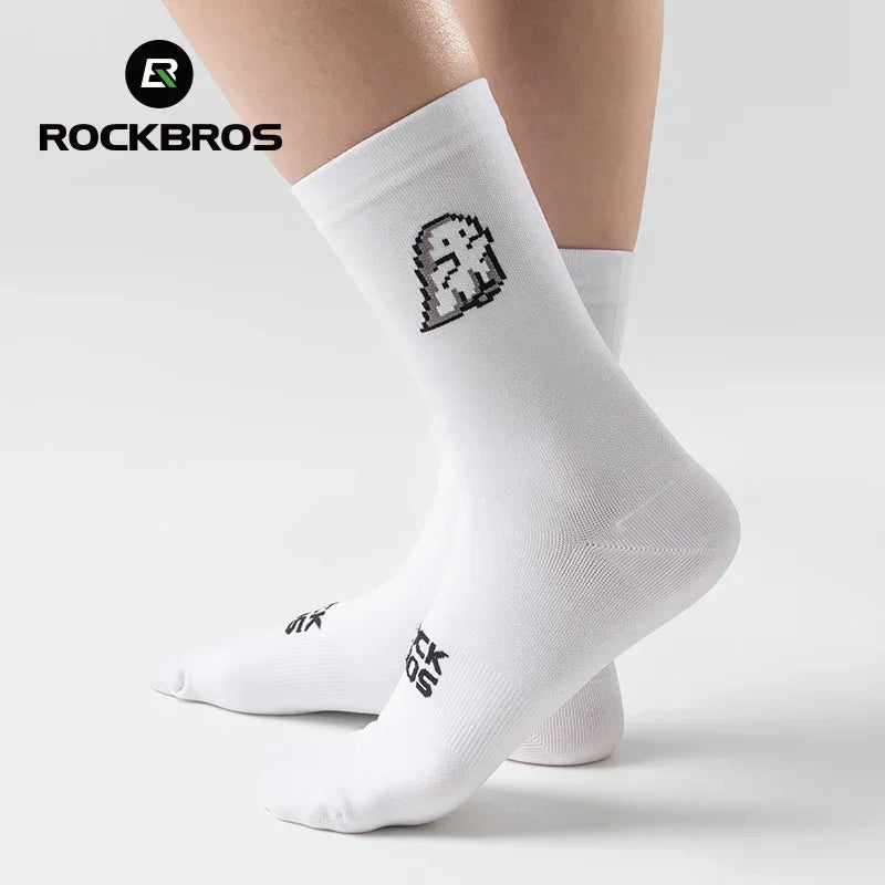 ROCKBROS Breathable Cycling Socks for Running Hiking and Outdoor Sports