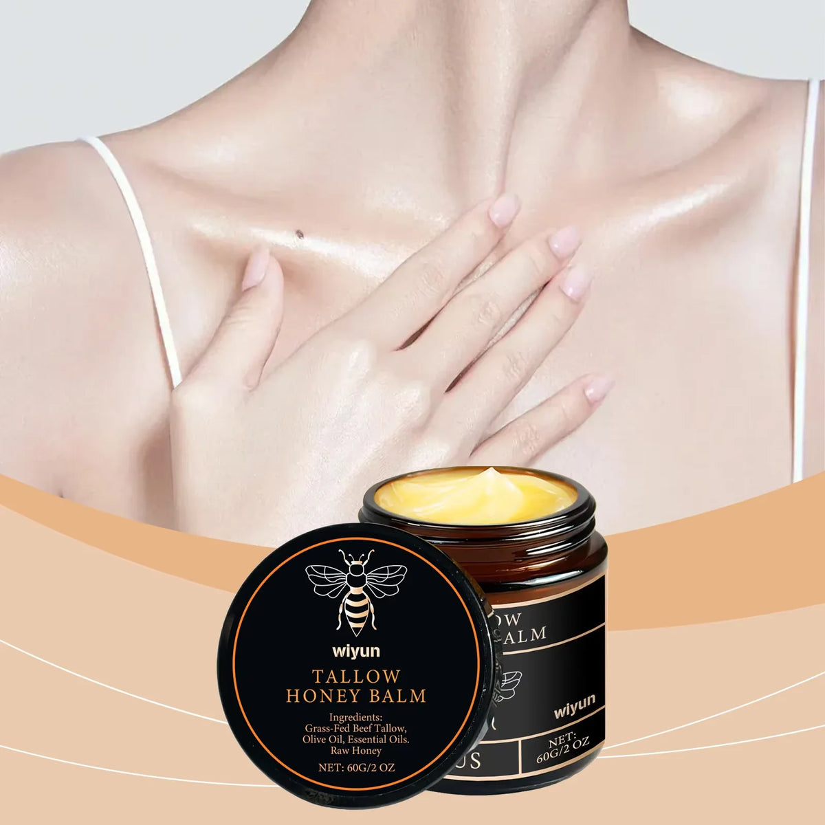 WIYUN Bee Venom Honey Balm Moisturizing Face And Body Cream