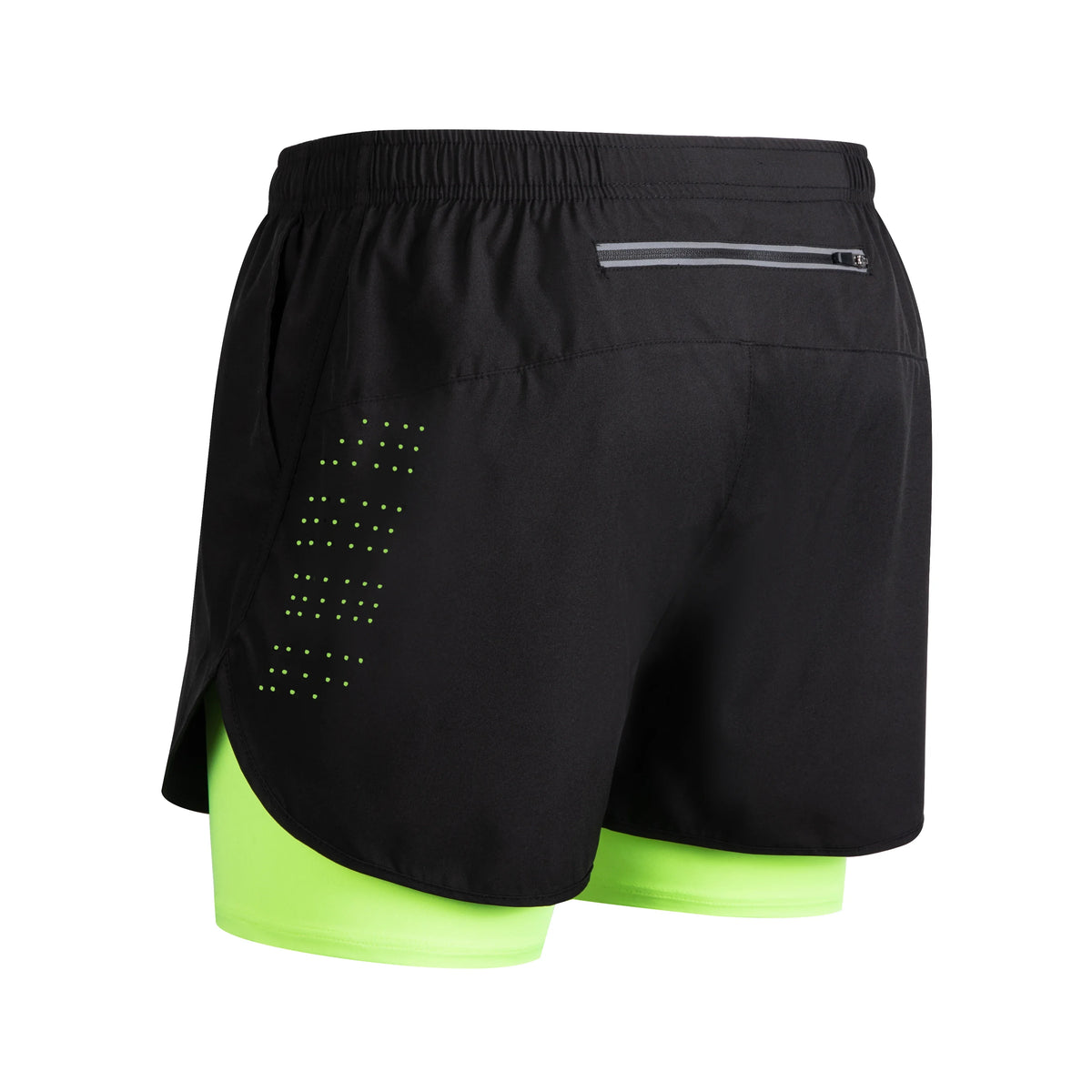 Women's Quick Dry Double Layer Running Shorts For Fitness Training