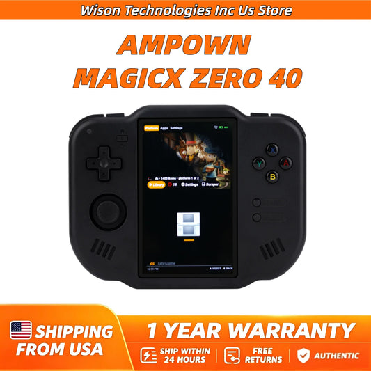 Ampown Zero 40 Android Handheld Gaming Console With WiFi Bluetooth