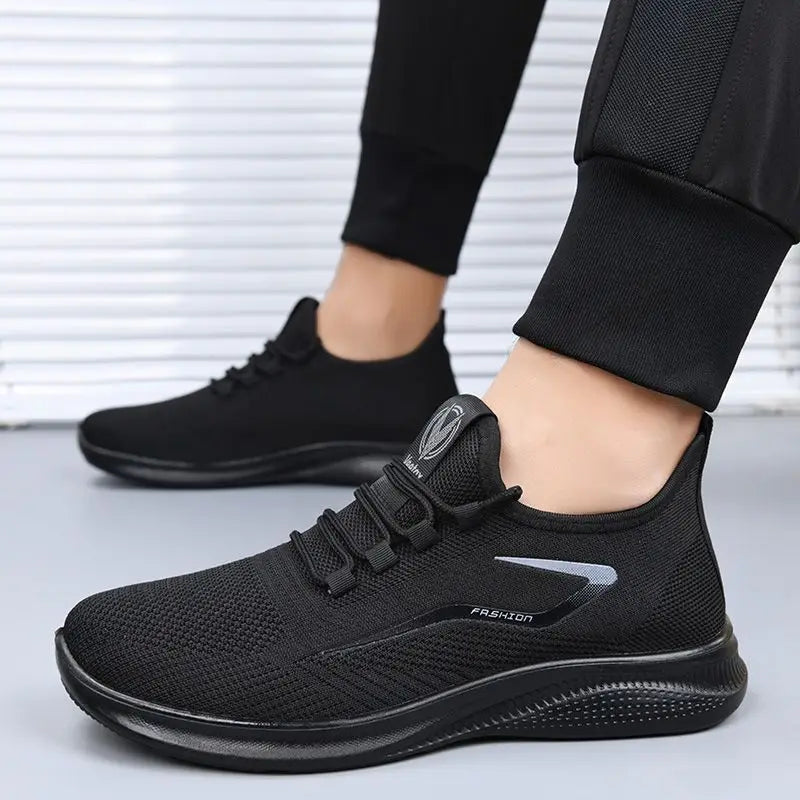 Unisex Slip On Mesh Running Sneakers, Lightweight Breathable Athletic Shoes for Men Women Multi Colors