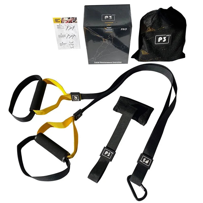 Adjustable Suspension Training Strap for Strength and Fitness Workouts