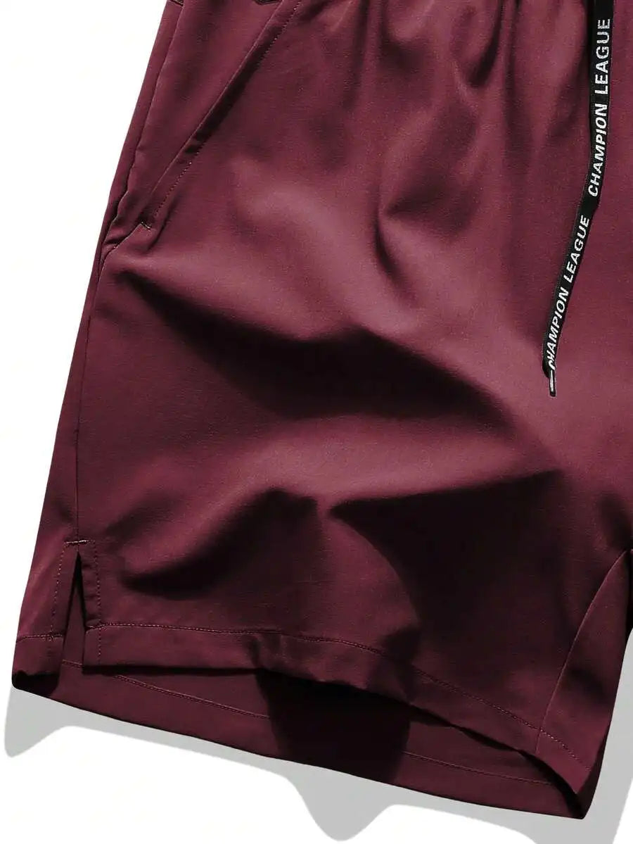 Mens Sports Shorts, Breathable Quick-Drying Fabric For Morning Jog, Running, Exercise, Fitness, Summer Season