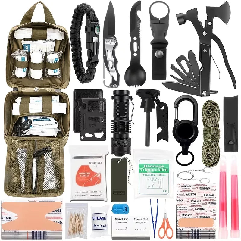 MOLLE Compatible First Aid Kit for Camping and Outdoor Emergencies