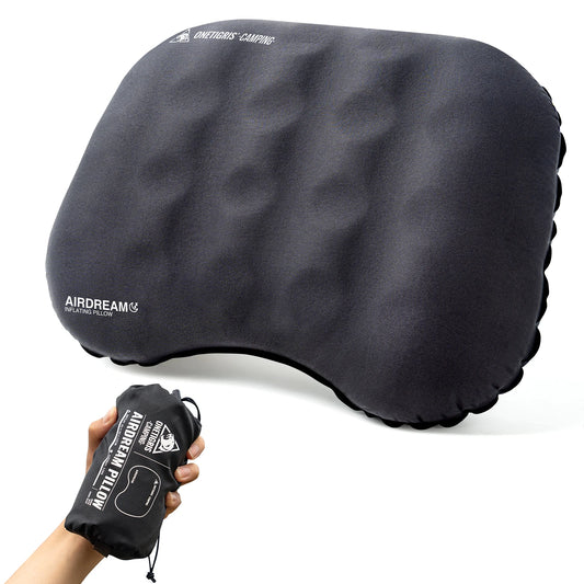 OneTigris Airdream Inflatable Camping Pillow With Supportive Foam Comfort
