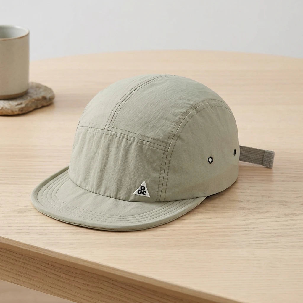 Short Brim Embroidered 5‑Panel Baseball Cap Unisex Men Women Soft‑Brim Soft‑Crown Quick Dry Outdoor Streetwear Duckbill Peaked Adjustable Sun Hat