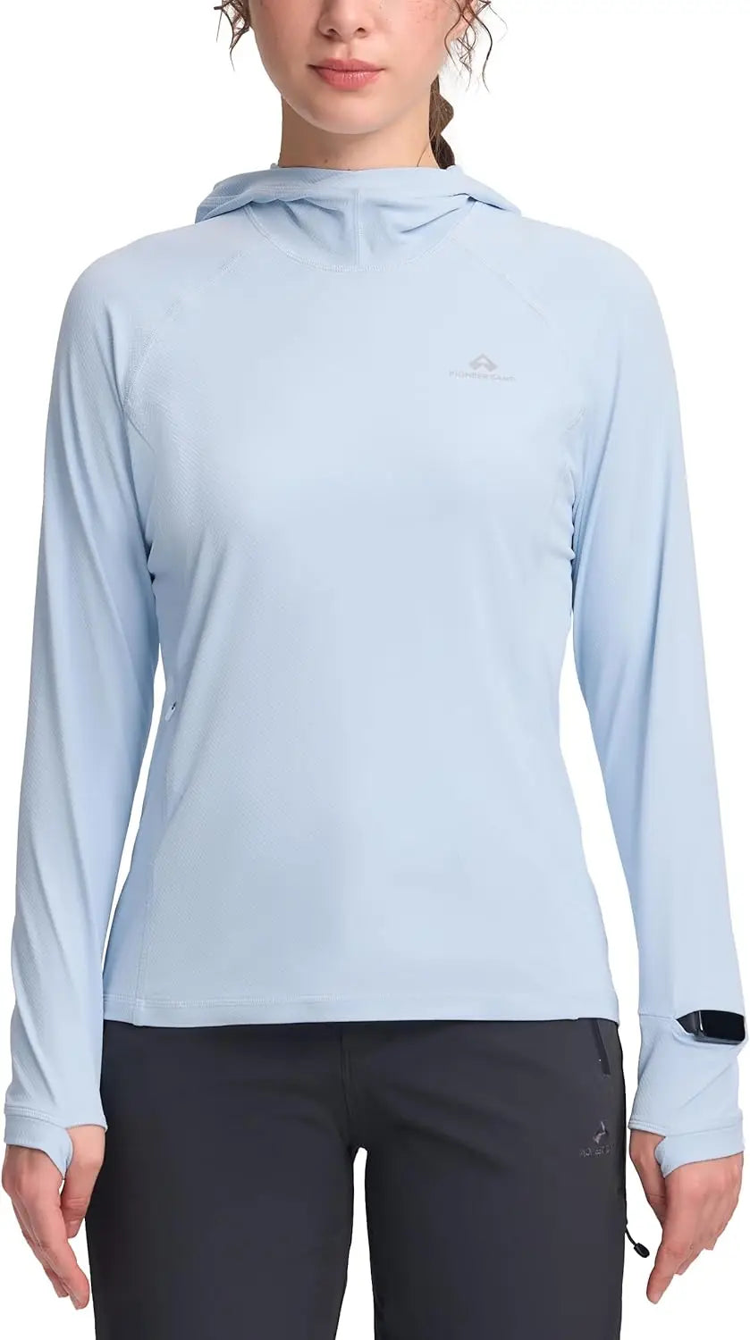 Pioneer Camp Women's UPF50 Sun Protection Hiking Hoodie