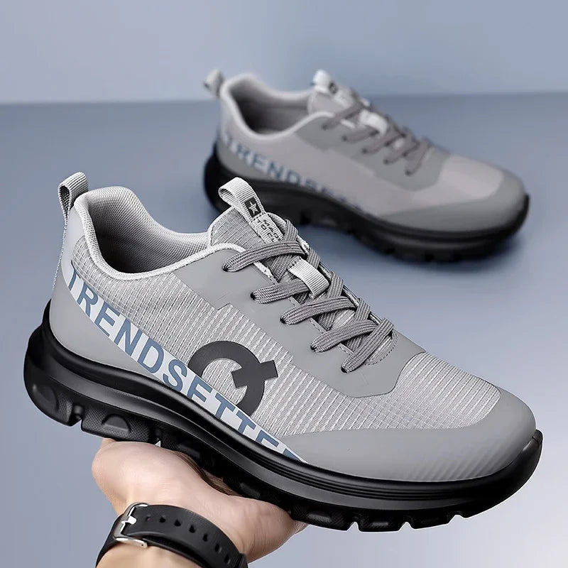 MaiJiaKa Mens Breathable Mesh Running And Walking Sports Sneakers
