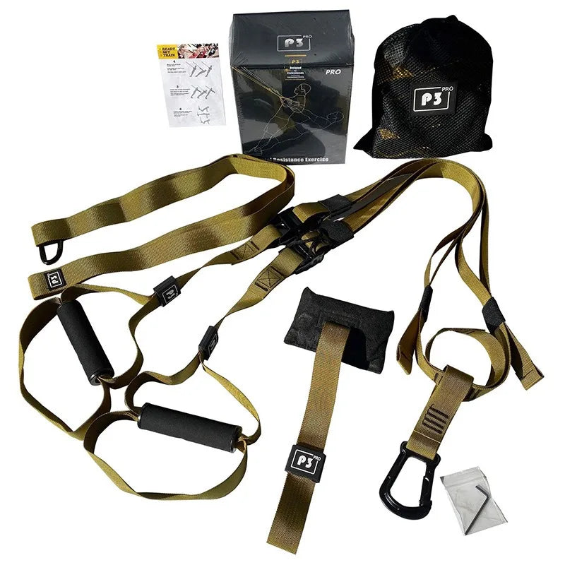 Adjustable Suspension Training Strap for Strength and Fitness Workouts